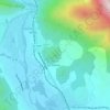 Mappa topografica La Gineste, altitudine, rilievo