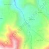 Mappa topografica Guabalcon, altitudine, rilievo