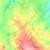 Mappa topografica Brelaudie, altitudine, rilievo