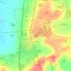 Mappa topografica Les Vignes de l'Étang, altitudine, rilievo