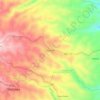 Mappa topografica Cosolapa, altitudine, rilievo