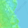 Mappa topografica Brewers Landing, altitudine, rilievo