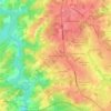 Mappa topografica White Oak Hills, altitudine, rilievo