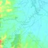Mappa topografica Cayangwan, altitudine, rilievo