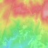 Mappa topografica Aven d’Orgnac, altitudine, rilievo
