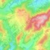 Mappa topografica Éteize, altitudine, rilievo