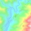 Mappa topografica Mount Caas, altitudine, rilievo