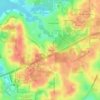 Mappa topografica Macon, altitudine, rilievo