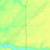 Mappa topografica Moccasin, altitudine, rilievo
