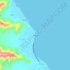 Mappa topografica Lawis, altitudine, rilievo