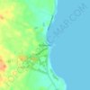 Mappa topografica Ballywalter, altitudine, rilievo