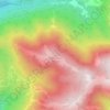 Mappa topografica Collelungo, altitudine, rilievo