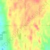Mappa topografica Jericho, altitudine, rilievo