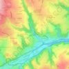 Mappa topografica La Renavelière, altitudine, rilievo