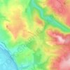 Mappa topografica Les Charmes, altitudine, rilievo