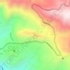 Mappa topografica Cerro León Dormido, altitudine, rilievo
