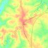 Mappa topografica Maddens, altitudine, rilievo