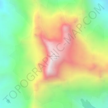 Mappa topografica Quishuarnioj, altitudine, rilievo