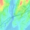 Mappa topografica Naugatuck Junction, altitudine, rilievo