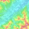 Mappa topografica Codrignano, altitudine, rilievo