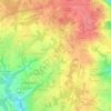 Mappa topografica La Mare, altitudine, rilievo