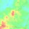Mappa topografica Peach Tree Village, altitudine, rilievo