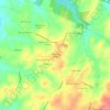 Mappa topografica Hawthorne Estates, altitudine, rilievo