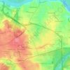 Mappa topografica Oxford, altitudine, rilievo