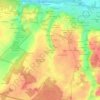 Mappa topografica La Roche, altitudine, rilievo