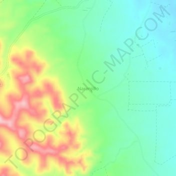 Mappa topografica Naranjillo, altitudine, rilievo