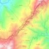 Mappa topografica Lower Acop, altitudine, rilievo