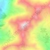 Mappa topografica Monte Rosso Di Vertosan, altitudine, rilievo