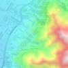 Mappa topografica 82B, altitudine, rilievo