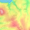 Mappa topografica Goonbell, altitudine, rilievo