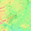 Mappa topografica 天等县, altitudine, rilievo