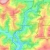 Mappa topografica Osterbrücken, altitudine, rilievo