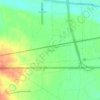 Mappa topografica Glidden, altitudine, rilievo