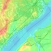 Mappa topografica Prescott, altitudine, rilievo
