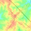 Mappa topografica Gum Spring, altitudine, rilievo