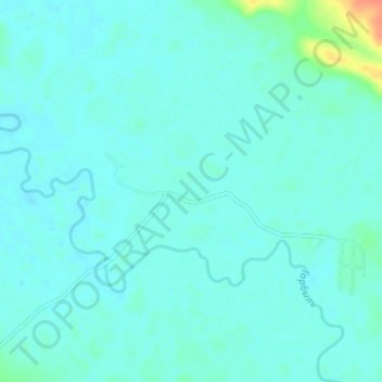 Mappa topografica Придорожное, altitudine, rilievo
