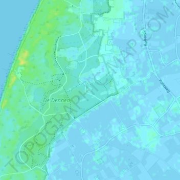 Mappa topografica Westermient, altitudine, rilievo