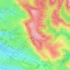 Mappa topografica Le Moulin à Vent, altitudine, rilievo