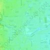 Mappa topografica Perrinville, altitudine, rilievo