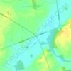 Mappa topografica Elginfield, altitudine, rilievo