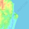 Mappa topografica Cahore, altitudine, rilievo
