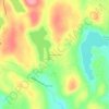 Mappa topografica Fawn Lake Forest, altitudine, rilievo