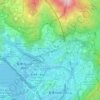 Mappa topografica 二陂圳村, altitudine, rilievo