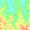 Mappa topografica Glens Fork, altitudine, rilievo