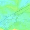 Mappa topografica La Gorre, altitudine, rilievo