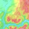 Mappa topografica Le Mas de la Cabane, altitudine, rilievo
